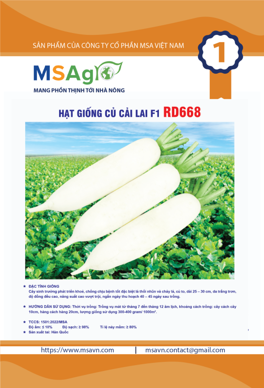 Hạt giống rau chất lượng cao