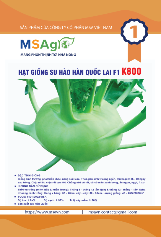 Hạt giống rau chất lượng cao
